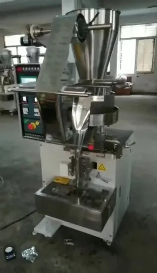 Automatic Vertical Granule Snack Salt/Desiccant/Seed/Spice/Sugar/Popcorn/Coffee/Nuts/Peanut/Legume/Dried Fruit Sachet Food Packing Packaging Filling Machine