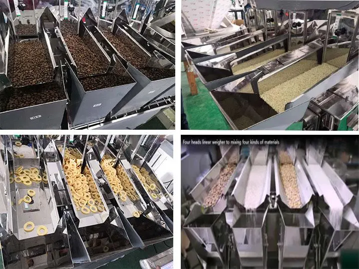 High Speed 4 Heads Linear Weigher Packing Machine for Mixing Product