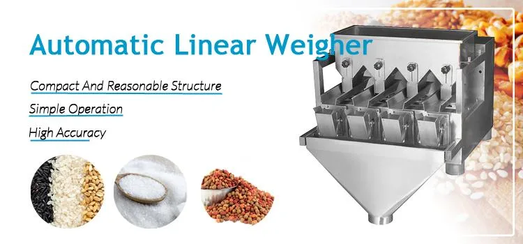 High Speed 4 Heads Linear Weigher Packing Machine for Mixing Product